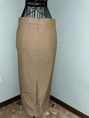 Old Navy Classic Beige Maxi Pencil Skirt - Tailored Women's Skirt